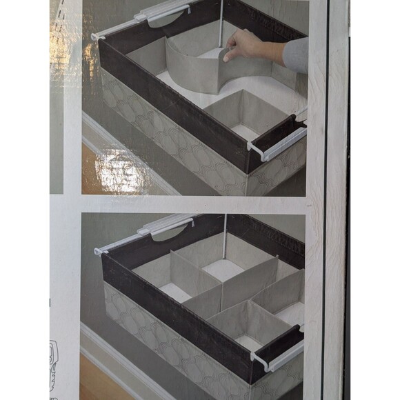 Rubbermaid HomeFree Series Drawer White 7″ x 23½″ x 17⅛″ No-Cut Closet Insert - Picture 9 of 9